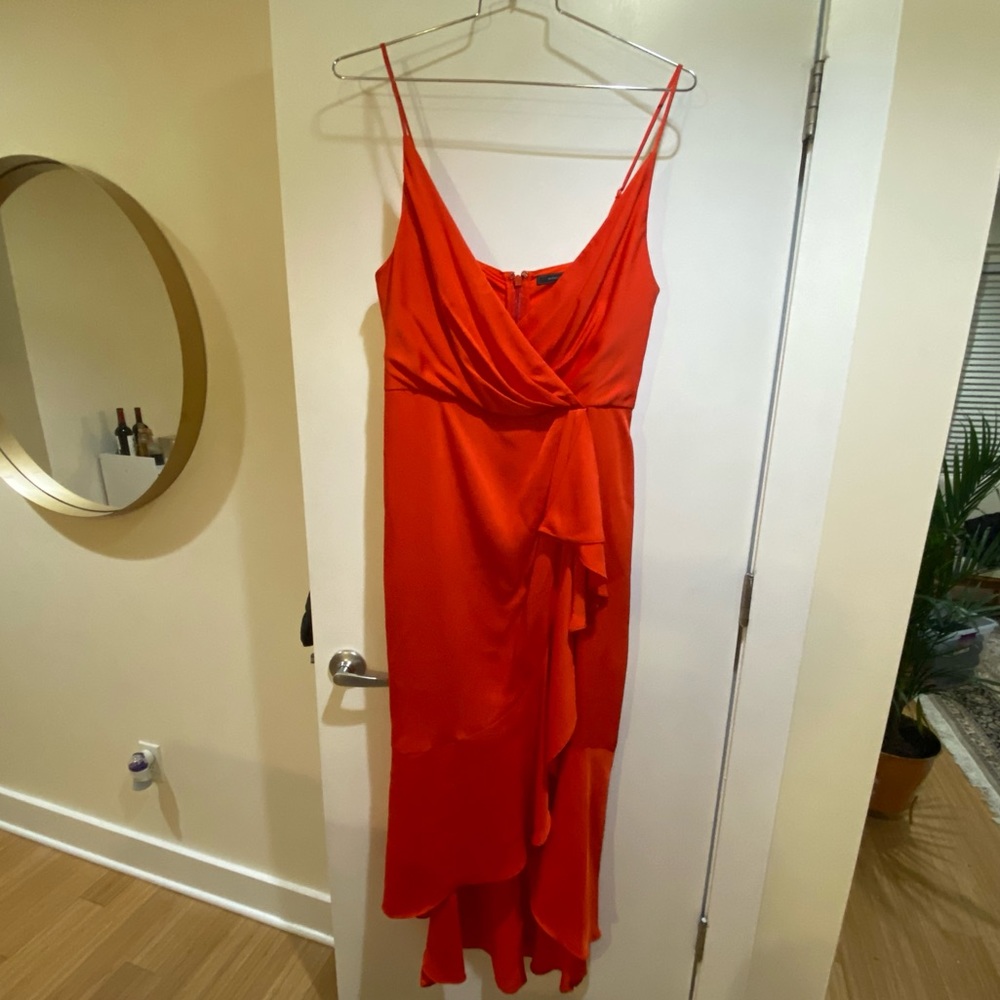 BCBG High Low Red Dress